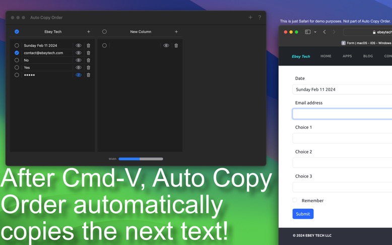 How To Automatically Copy Text Using Auto Copy Order for macOS Screenshot 1