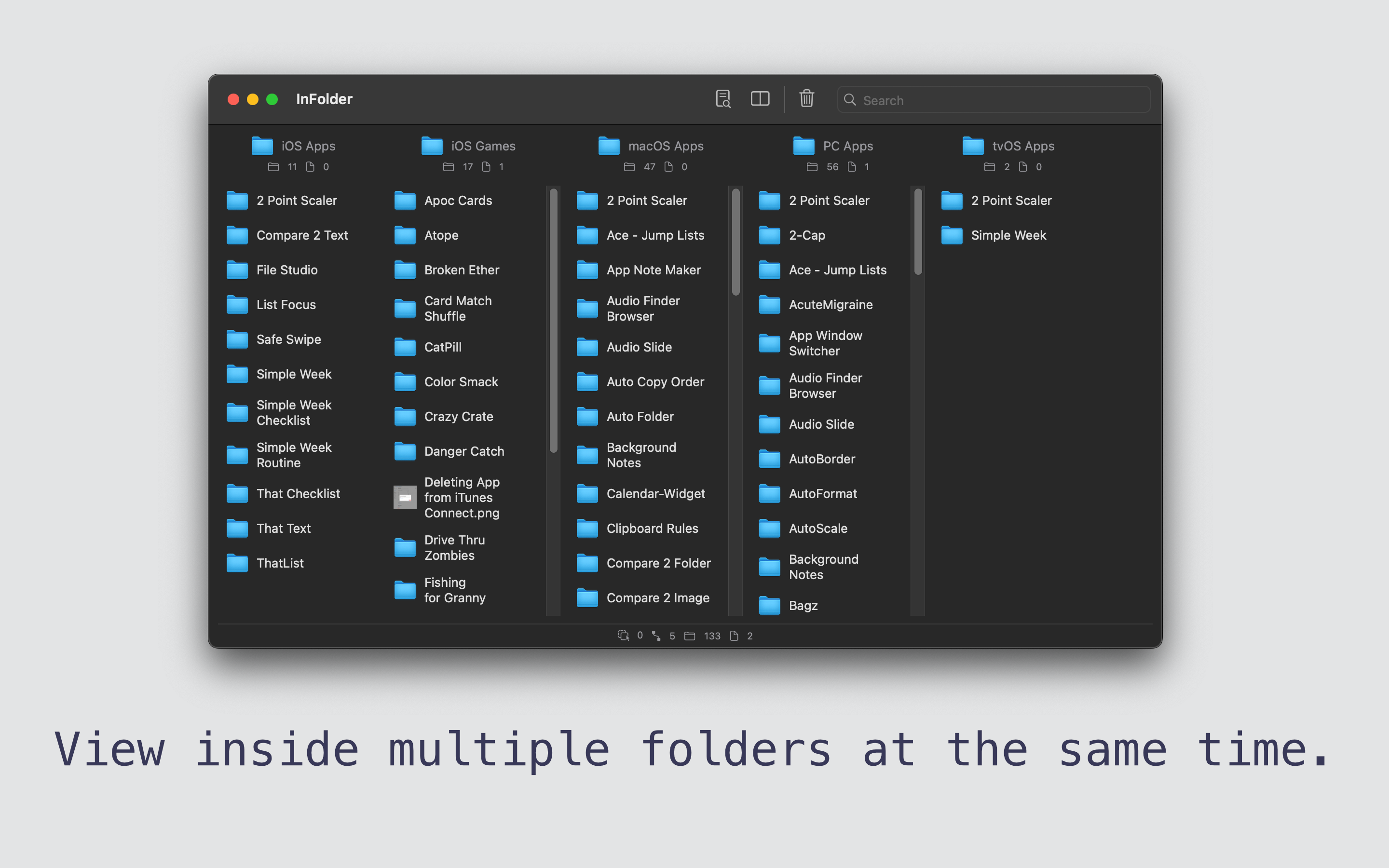 How To View Multiple Folders' Content at the same time - Screenshot 1