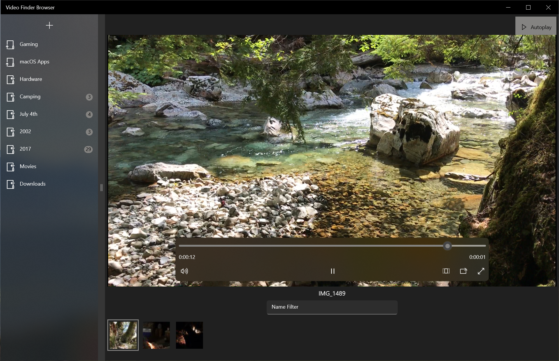 Video Finder Browser for Windows