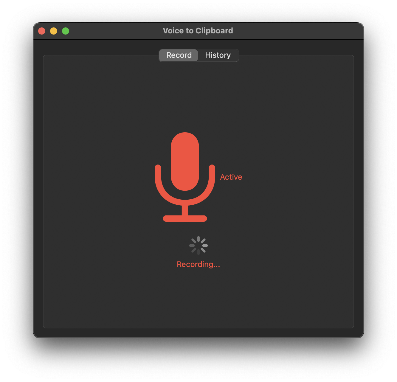 Voice to Clipboard for macOS